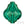 Grossiste en Perle cristal 5058 Baroque emerald 14mm (1)