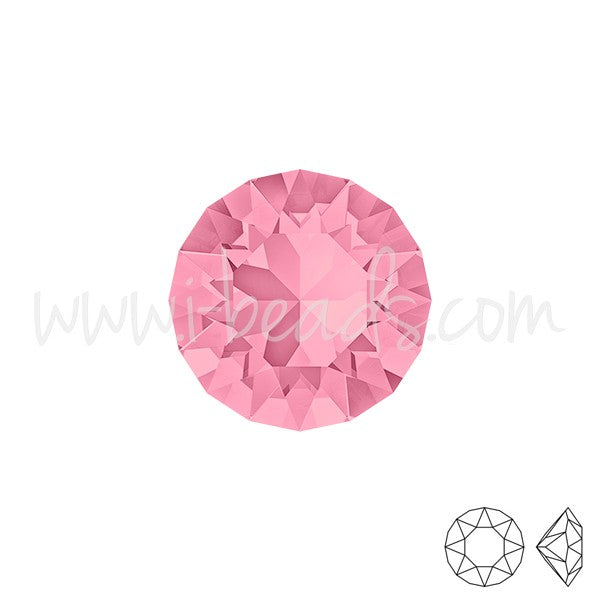 Cristal Cristal 1088 xirius chaton light rose 6mm-ss29 (6) - LaMercerieDesCopines