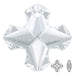 Pendentif croix grecque Cristal 6867 crystal 28mm (1) - LaMercerieDesCopines