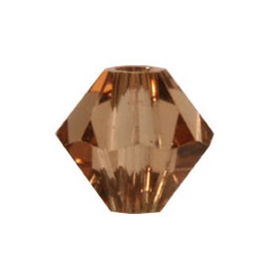 Acheter en gros Perles Cristal 5328 xilion bicone light smoked topaz 6mm (10)