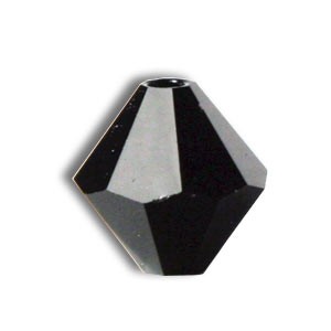 Vente en gros Perles Cristal 5328 xilion bicone jet hematite 6mm (10)