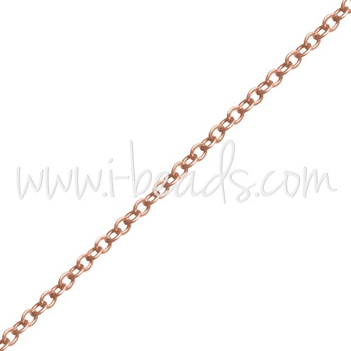 Acheter au détail Chaine ronde rose gold filled 1.5x2mm (10cm)