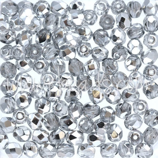 Acheter Perles facettes de bohàÂ¨me crystal comet light silver 4mm (100)