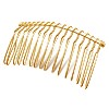 Achat Barrette peigne métal finition doré 65mm (1)