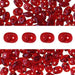 Acheter Perles Super Duo 2.5x5mm siam ruby (10g)