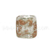 Achat Perle de Murano cube or et argent 6mm (1)