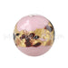 Creez Perle de Murano ronde léopard rose 10mm (1)