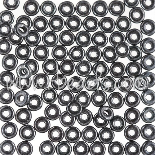 Creez O beads 1x3.8mm hematite (5g)