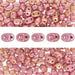 Achat Perles MiniDuo 2.5x4mm luster metallic pink (10g)