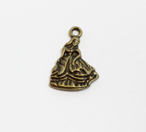 Achat Breloque forme de Danseuse - Bronze - 20x10mm