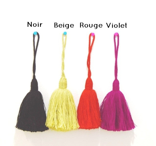 Vente Grand pompon marocain 16 cm VIOLET