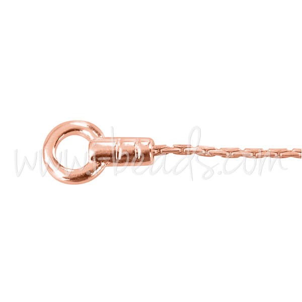 Creez avec embout pour chaine argent 925 plaqué or rose (1)