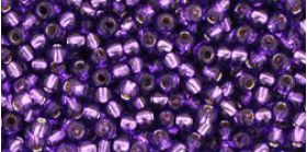 Achat cc2224 - perles de rocaille Toho 11/0 silver lined purple (10g)