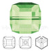 Vente au détail Perles cube Cristal peridot 8mm (2)