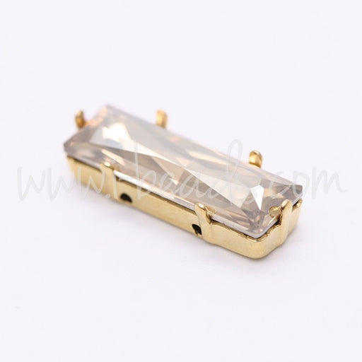 Vente Serti à coudre pour Cristal 4547 baguette princesse 24x8mm doré (1)