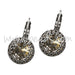 Serti boucle d'oreilles Vintage pour Cristal 1122 10mm-SS47 argenté vieilli (2) - LaMercerieDesCopines