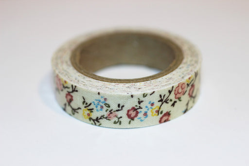 Vente fabric tape ruban en tissu adhésif motif à fleurs