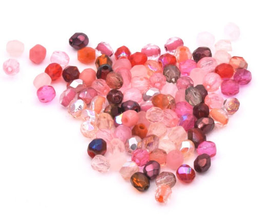 Achat Perles Facettes de Bohème Mix 3mm (4g)